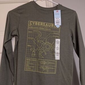 NWT Cat & Jack Cybersaurus T-shirt